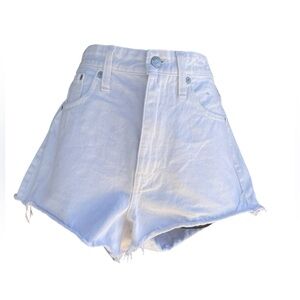 Madewell Relaxed denim shorts in white High waisted look and super comfortable